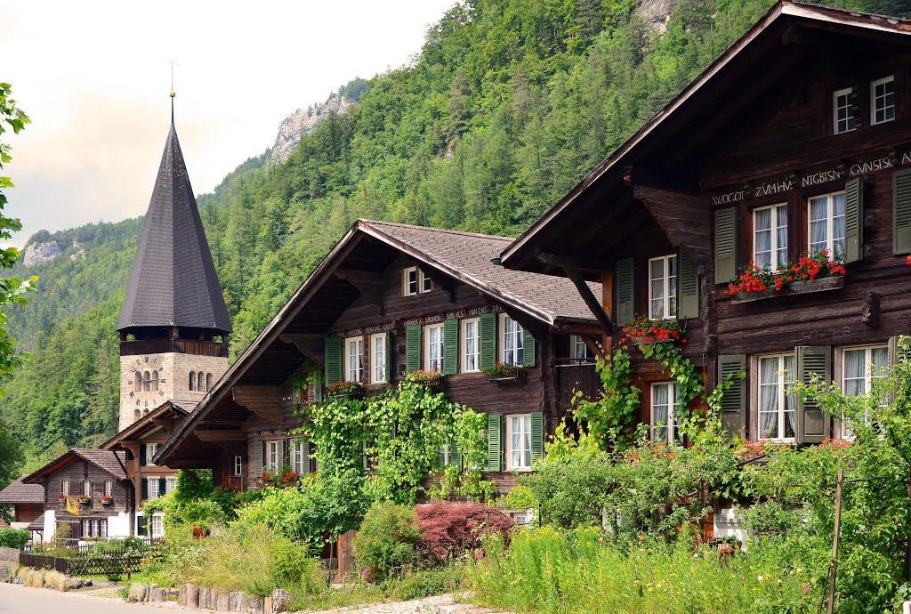 Hotel-Restaurant Alpina Innertkirchen Exterior foto